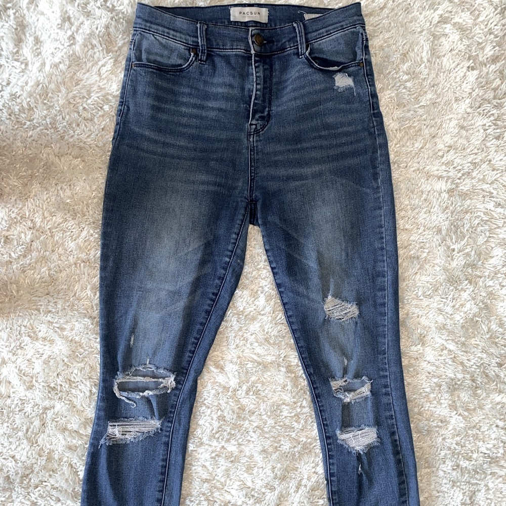 Pacsun skinny high rise jeans